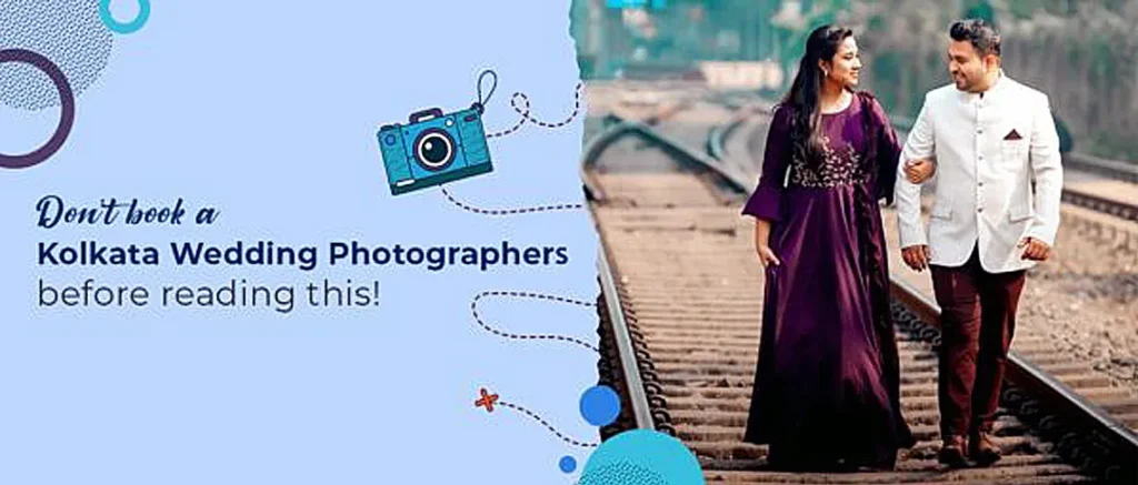 Professional wedding photographers in Kolkata capturing a couple's special moment.