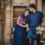 Romantic candid portrait in Kolkata