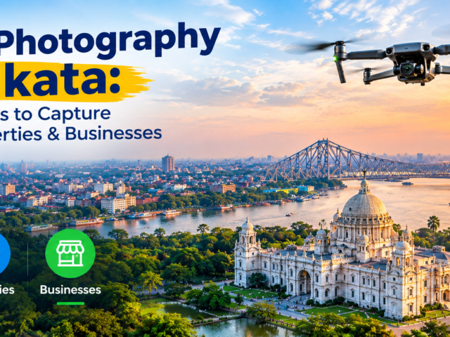 Drone Photography in Kolkata: Creative Ways to Capture Events, Properties & Businesses